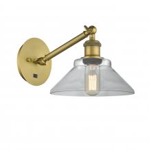 Innovations Lighting 317-1W-BB-G132 - Orwell - 1 Light - 8 inch - Brushed Brass - Sconce