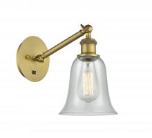 Innovations Lighting 317-1W-BB-G2812 - Hanover - 1 Light - 6 inch - Brushed Brass - Sconce