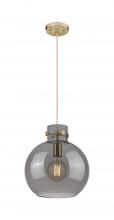 Innovations Lighting 410-1PM-CB-G410-12SM - Newton Sphere - 1 Light - 12 inch - Champagne Bronze - Cord hung - Mini Pendant