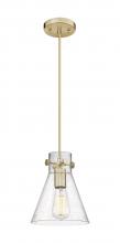 Innovations Lighting 410-1PS-CB-G411-8SDY - Newton Cone - 1 Light - 8 inch - Chanpagne Bronze - Cord hung - Pendant