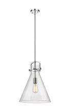 Innovations Lighting 410-1SL-PN-G411-14SDY - Newton Cone - 1 Light - 14 inch - Polished Nickel - Pendant