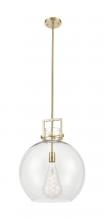 Innovations Lighting 411-1SL-CB-G410-16CL - Newton Sphere - 1 Light - 16 inch - Champagne Bronze - Pendant