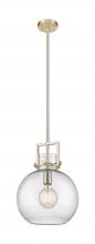 Innovations Lighting 411-1SM-CB-G410-12SDY - Newton Sphere - 1 Light - 12 inch - Champagne Bronze - Mini Pendant