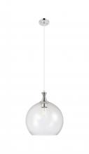 Innovations Lighting 415-1P-PN-G124-14 - Astor - 1 Light - 14 inch - Polished Nickel - Cord hung - Pendant