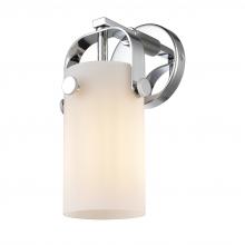 Innovations Lighting 423-1W-PC-G423-7WH - Pilaster - 1 Light - 7 inch Long Glass - Polished Chrome - Sconce