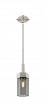 Innovations Lighting 427-1S-SN-G427-9SM - Claverack - 1 Light - 6 inch - Satin Nickel - Pendant