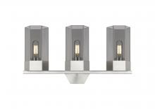 Innovations Lighting 427-3W-SN-G427-9SM - Claverack - 3 Light - 22 inch - Satin Nickel - Bath Vanity Light