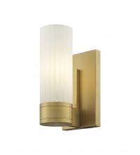 Innovations Lighting 429-1W-BB-G429-8WH - Empire - 1 Light - 5 inch - Brushed Brass - Sconce