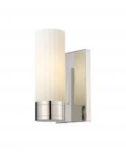 Innovations Lighting 429-1W-PN-G429-8WH - Empire - 1 Light - 5 inch - Polished Nickel - Sconce