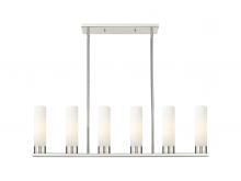 Innovations Lighting 429-6I-PN-G429-11WH - Empire - 6 Light - 44 inch - Polished Nickel - Linear Pendant