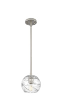Innovations Lighting 434-1S-SN-G1213-6CL - Crown Point - 1 Light - 6 inch - Satin Nickel - Pendant
