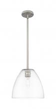 Innovations Lighting 434-1S-SN-GBD-92 - Crown Point - 1 Light - 9 inch - Satin Nickel - Pendant