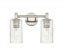 Innovations Lighting 434-2W-PN-G434-7SDY - Crown Point - 2 Light - 14 inch - Polished Nickel - Bath Vanity Light