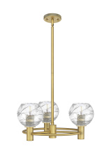 Innovations Lighting 434-3CR-BB-G1213-6CL - Crown Point - 3 Light - 20 inch - Brushed Brass - Pendant