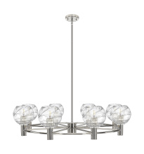 Innovations Lighting 434-8CR-PN-G1213-6CL - Crown Point - 8 Light - 36 inch - Polished Nickel - Chandelier