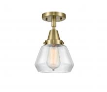 Innovations Lighting 447-1C-AB-G172 - Fulton - 1 Light - 7 inch - Antique Brass - Flush Mount