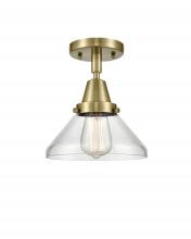 Innovations Lighting 447-1C-AB-G4472 - Caden - 1 Light - 8 inch - Antique Brass - Flush Mount