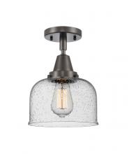 Innovations Lighting 447-1C-OB-G74 - Bell - 1 Light - 8 inch - Oil Rubbed Bronze - Semi-Flush Mount