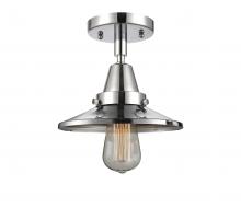 Innovations Lighting 447-1C-PC-M7 - Railroad - 1 Light - 8 inch - Polished Chrome - Semi-Flush Mount