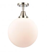 Innovations Lighting 447-1C-PN-G201-12 - Beacon - 1 Light - 12 inch - Polished Nickel - Semi-Flush Mount