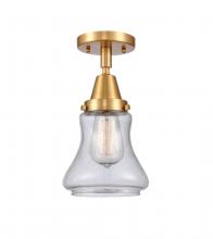 Innovations Lighting 447-1C-SG-G194 - Bellmont - 1 Light - 6 inch - Satin Gold - Flush Mount