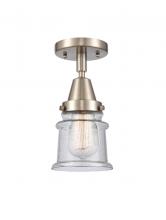 Innovations Lighting 447-1C-SN-G184S - Canton - 1 Light - 6 inch - Brushed Satin Nickel - Semi-Flush Mount