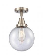 Innovations Lighting 447-1C-SN-G204-8 - Beacon - 1 Light - 8 inch - Brushed Satin Nickel - Semi-Flush Mount