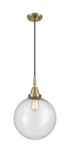 Innovations Lighting 447-1P-AB-G204-12 - Beacon - 1 Light - 12 inch - Antique Brass - Mini Pendant