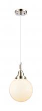 Innovations Lighting 447-1P-PN-G201-8 - Beacon - 1 Light - 8 inch - Polished Nickel - Mini Pendant