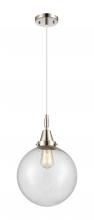 Innovations Lighting 447-1P-PN-G204-10 - Beacon - 1 Light - 10 inch - Polished Nickel - Mini Pendant