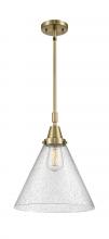Innovations Lighting 447-1S-AB-G44-L - Cone - 1 Light - 12 inch - Antique Brass - Mini Pendant