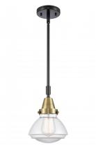 Innovations Lighting 447-1S-BAB-G322 - Olean - 1 Light - 7 inch - Black Antique Brass - Mini Pendant