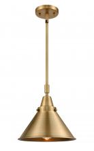 Innovations Lighting 447-1S-BB-M10-BB - Briarcliff - 1 Light - 10 inch - Brushed Brass - Mini Pendant