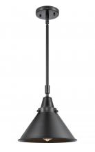 Innovations Lighting 447-1S-BK-M10-BK - Briarcliff - 1 Light - 10 inch - Matte Black - Mini Pendant