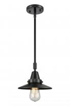 Innovations Lighting 447-1S-BK-M6 - Railroad - 1 Light - 8 inch - Matte Black - Mini Pendant