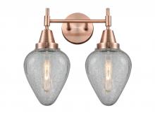Innovations Lighting 447-2W-AC-G165 - Geneseo - 2 Light - 16 inch - Antique Copper - Bath Vanity Light
