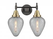 Innovations Lighting 447-2W-BAB-G165 - Geneseo - 2 Light - 16 inch - Black Antique Brass - Bath Vanity Light