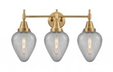Innovations Lighting 447-3W-BB-G165 - Geneseo - 3 Light - 25 inch - Brushed Brass - Bath Vanity Light