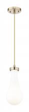 Innovations Lighting 451-1P-CB-G451-5GWH - Owego - 1 Light - 5 inch - Champagne Bronze - Pendant