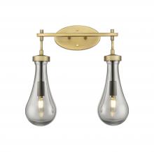 Innovations Lighting 451-2W-BB-G451-5SM - Owego - 2 Light - 17 inch - Brushed Brass - Bath Vanity Light