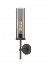 Innovations Lighting 471-1W-WZ-G471-12SM - Lincoln - 1 Light - 5 inch - Weathered Zinc - Sconce