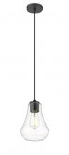 Innovations Lighting 490-1P-BK-G572-7 - Fairfield - 1 Light - 7 inch - Matte Black - Cord hung - Mini Pendant