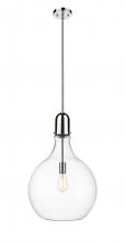 Innovations Lighting 492-1S-PN-G582-16 - Amherst - 1 Light - 16 inch - Polished Nickel - Cord hung - Pendant