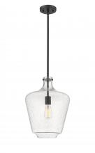 Innovations Lighting 493-1S-BK-G504-12 - Norwalk - 1 Light - 12 inch - Matte Black - Cord hung - Mini Pendant