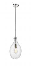 Innovations Lighting 493-1S-PN-G554-9 - Norwalk - 1 Light - 9 inch - Polished Nickel - Cord hung - Mini Pendant