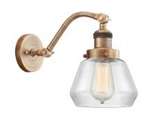 Innovations Lighting 515-1W-BB-G172 - Fulton - 1 Light - 7 inch - Brushed Brass - Adjustable Sconce
