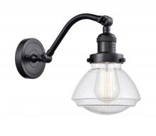 Innovations Lighting 515-1W-BK-G324 - Olean - 1 Light - 7 inch - Matte Black - Adjustable Sconce