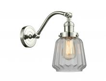 Innovations Lighting 515-1W-PN-G142 - Chatham - 1 Light - 7 inch - Polished Nickel - Sconce