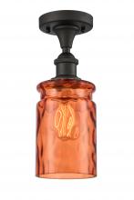 Innovations Lighting 516-1C-OB-G352-TUR - Candor 1 Light Semi-Flush Mount