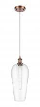 Innovations Lighting 516-1P-AC-G456-8CL - Chelsea - 1 Light - 8 inch - Antique Copper - Cord hung - Mini Pendant